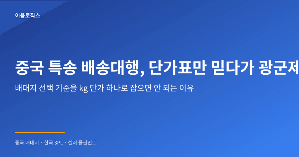 중국 특송 배송대행 - hero 인포그래픽 1